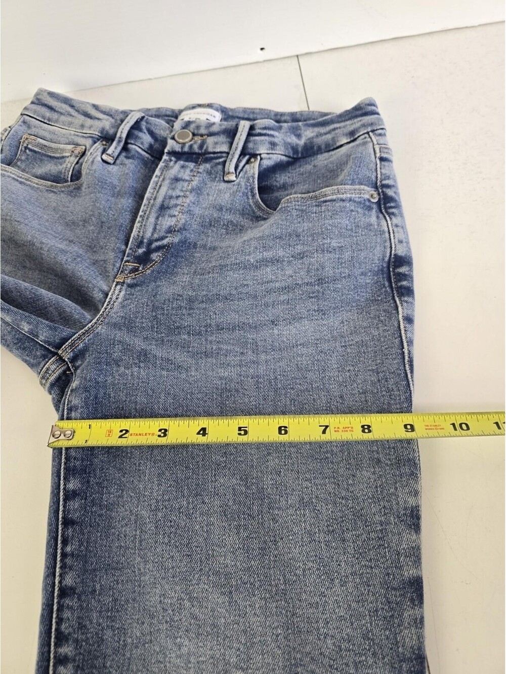 Good American Good Curve Straight Leg Jean Size 6/28 ( 24" Inseam) - Picture 10 of 14